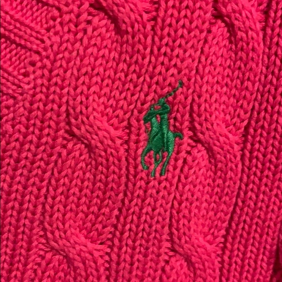 Ralph Lauren Pink Cable-knit Sweater- two sizes - Picture 4 of 7